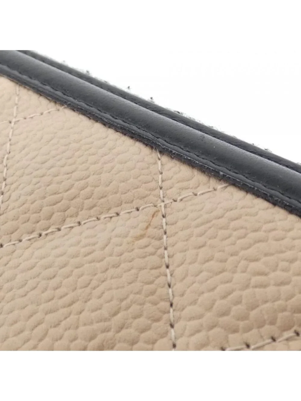 Chanel Coin Case Coin Purse Beige